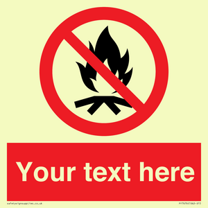 PF7676: Custom prohibition No campfire