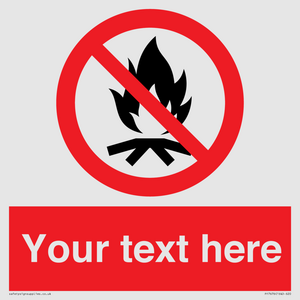 PF7676: Custom prohibition No campfire