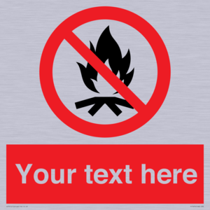 PF7676: Custom prohibition No campfire