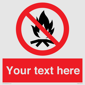 PF7676: Custom prohibition No campfire