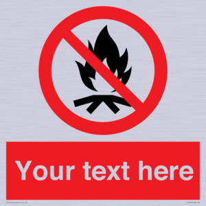 PF7676: Custom prohibition No campfire