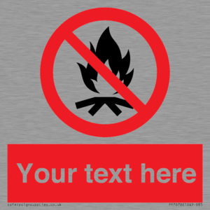 PF7676: Custom prohibition No campfire