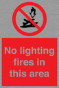 PF7719: No lighting fires in this area