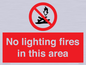PF7719: No lighting fires in this area