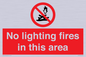 PF7719: No lighting fires in this area
