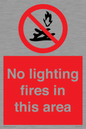 PF7719: No lighting fires in this area