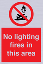 PF7719: No lighting fires in this area
