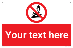 PF7729: Custom prohibition no lighting fires