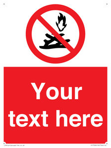 PF7729: Custom prohibition no lighting fires