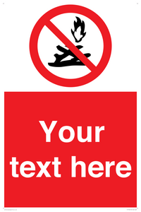 PF7729: Custom prohibition no lighting fires