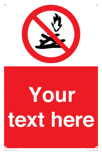 PF7729: Custom prohibition no lighting fires