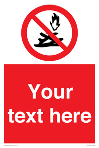 PF7729: Custom prohibition no lighting fires