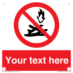 PF7729: Custom prohibition no lighting fires