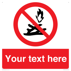 PF7729: Custom prohibition no lighting fires