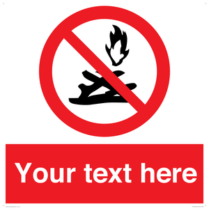 PF7729: Custom prohibition no lighting fires