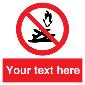 PF7729: Custom prohibition no lighting fires