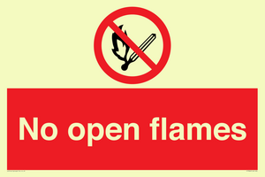 PF7866: No open flames