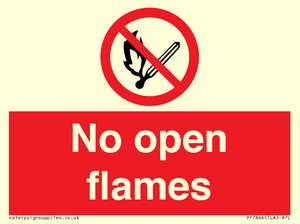 PF7866: No open flames