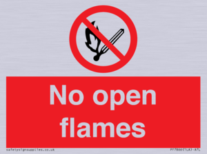 PF7866: No open flames