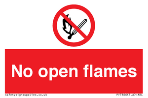 PF7866: No open flames