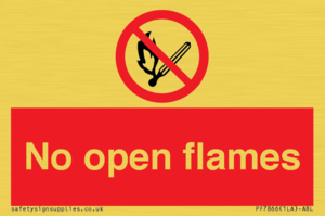 PF7866: No open flames