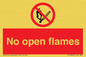 PF7866: No open flames