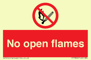 PF7866: No open flames