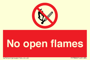 PF7866: No open flames