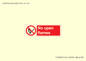 PF7866: No open flames