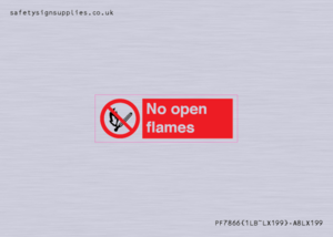 PF7866: No open flames