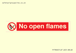 PF7866: No open flames
