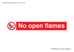 PF7866: No open flames