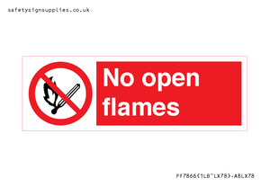 PF7866: No open flames
