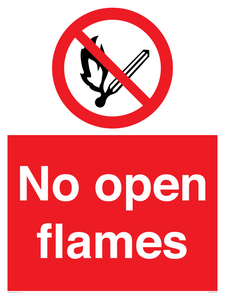 PF7866: No open flames