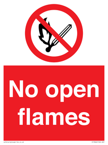 PF7866: No open flames