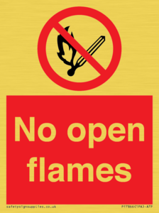 PF7866: No open flames