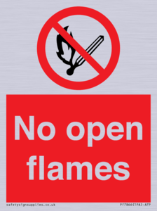 PF7866: No open flames