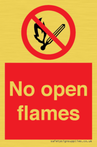 PF7866: No open flames