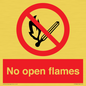 PF7866: No open flames