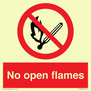PF7866: No open flames