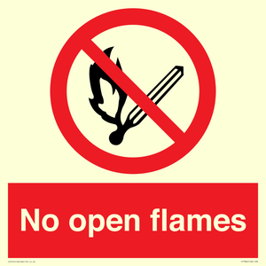 PF7866: No open flames