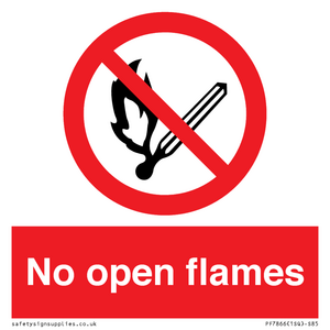 PF7866: No open flames