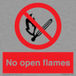PF7866: No open flames