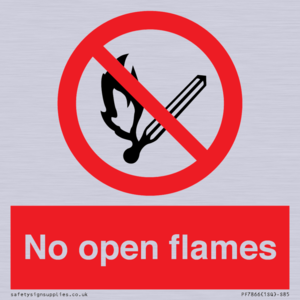 PF7866: No open flames