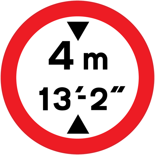 PFS786: Road / Height Restriction 4m