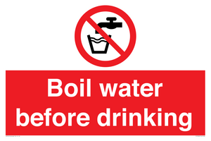 PH10040: Boil water before drinking