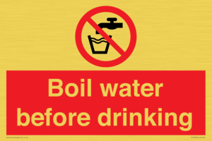 PH10040: Boil water before drinking