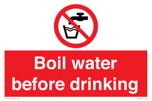 PH10040: Boil water before drinking