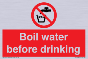 PH10040: Boil water before drinking