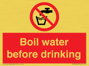PH10040: Boil water before drinking
